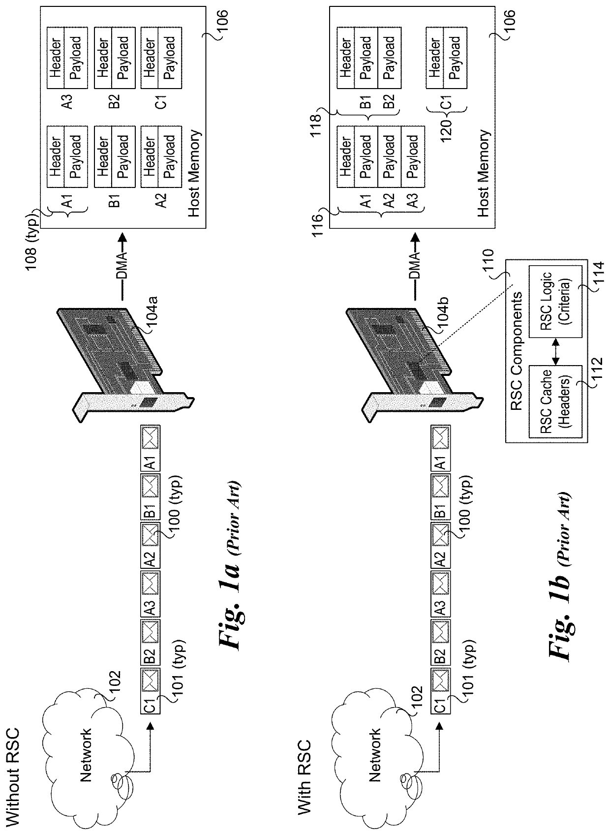 Semi-flexible packet coalescing control path