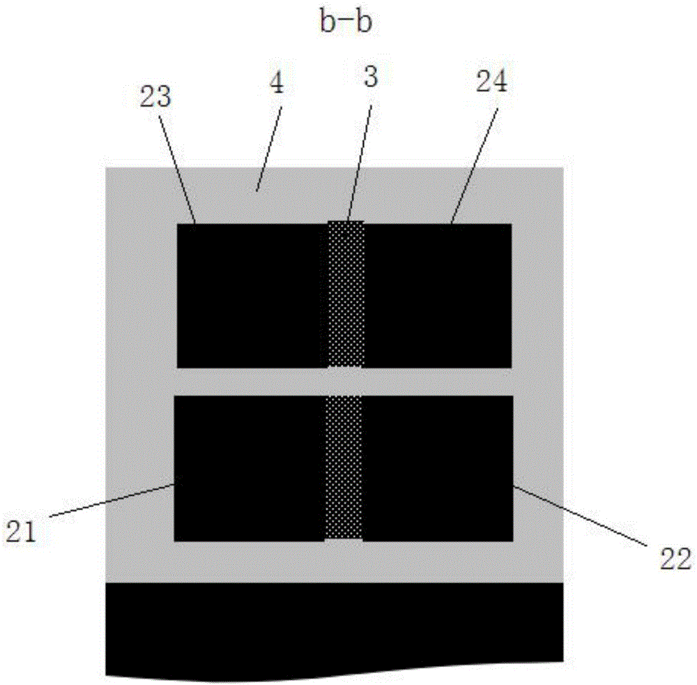 Crossed waveguide structure for cross-shaped slot waveguides and preparation method of crossed waveguide structure