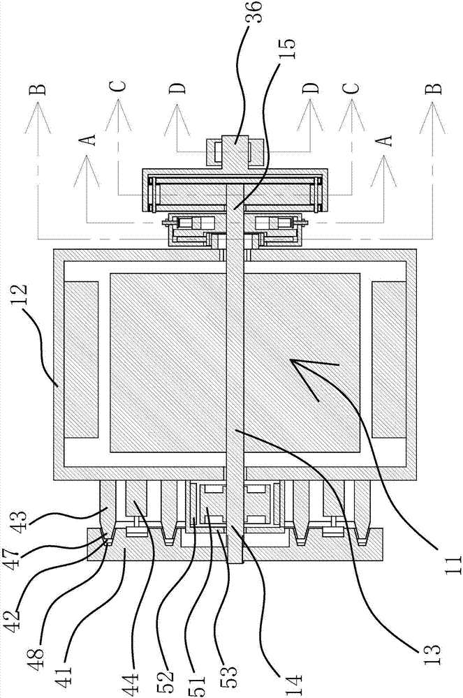 Elevator traction machine