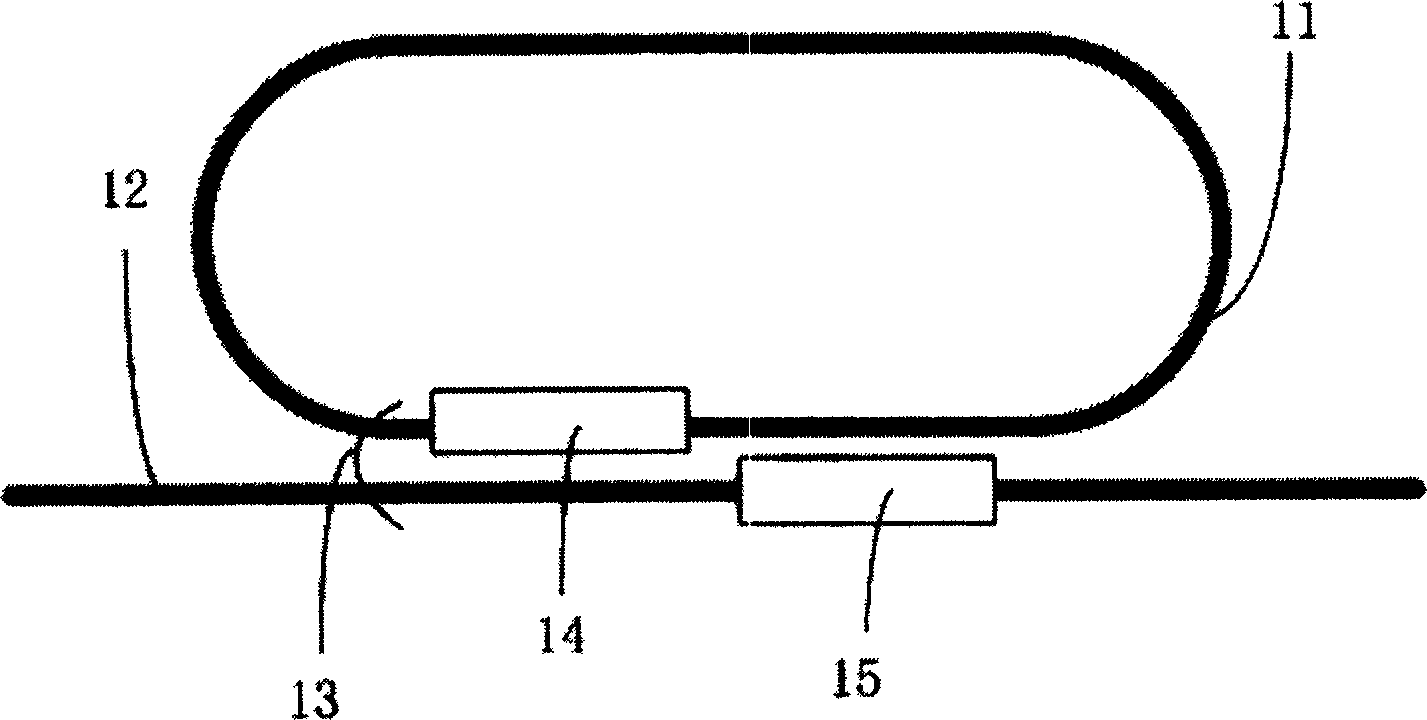 Tunable light wave guide dispersion compensator controlled by two-section erverse electrode oriented coupler