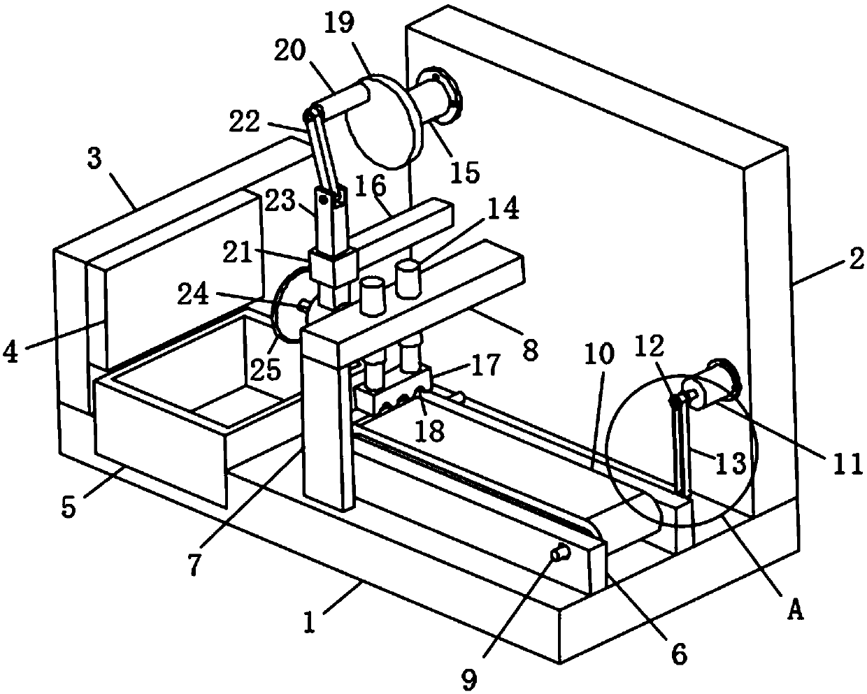 Intelligent cutting equipment for rapid distance measurement of air conditioner copper pipe