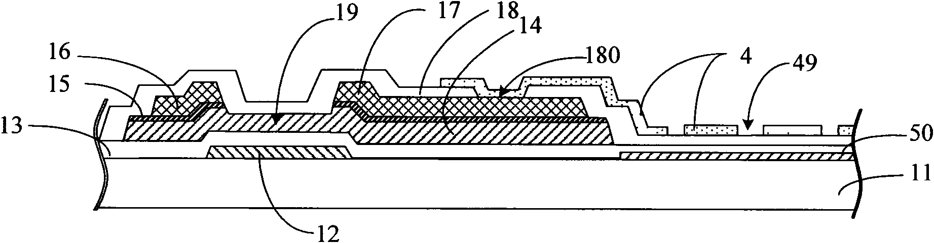 TFT-LCD (thin film transistor-liquid crystal display) array substrate and manufacturing method therefor