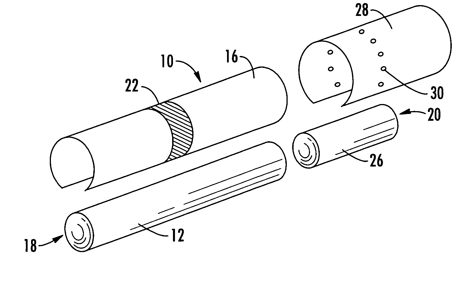 Smoking articles comprising inner wrapping strips