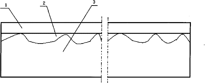 Preliminary dip material for vacuum forming massive article