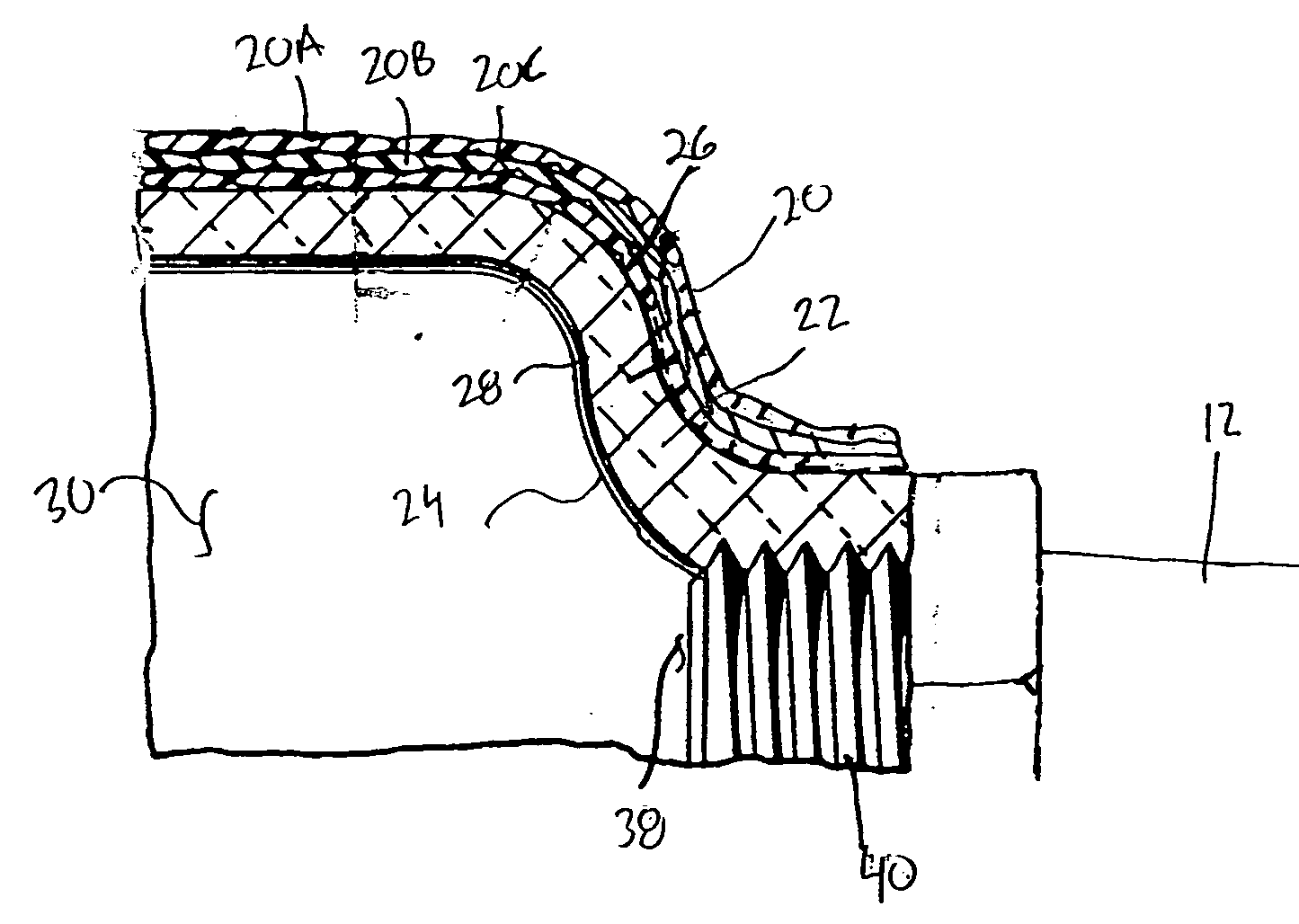 Aluminum cylinder with a plastic coating