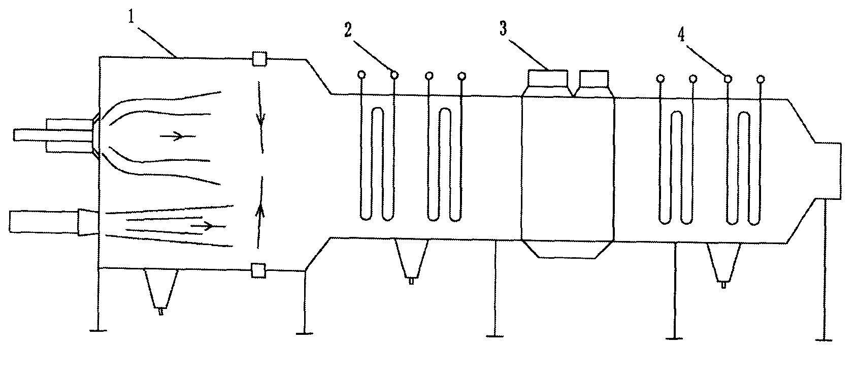 Boiler combustion test furnace