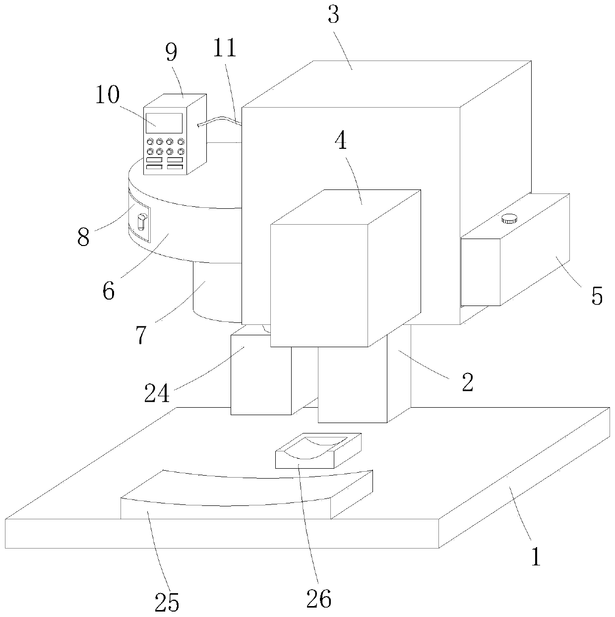 Body fluid analytical detection device for medical examination