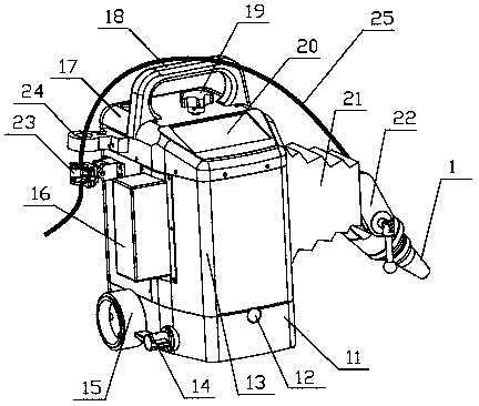 Autonomous mobile robot for welding in narrow space