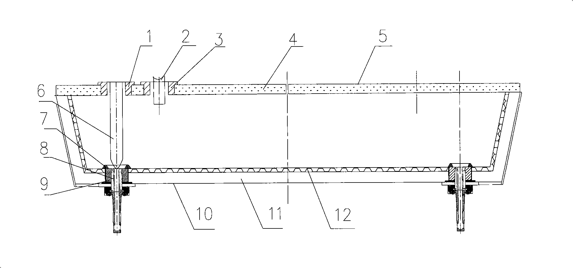 Preformed piece for plate blank tundish and preparation method thereof