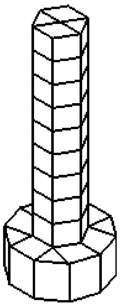 Finite element modeling method for simulating bolt collision fracture failure