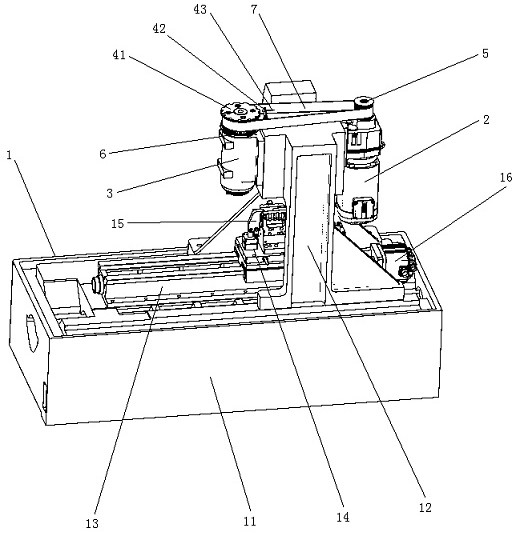 A kind of spindle running equipment and its spindle running detection mechanism