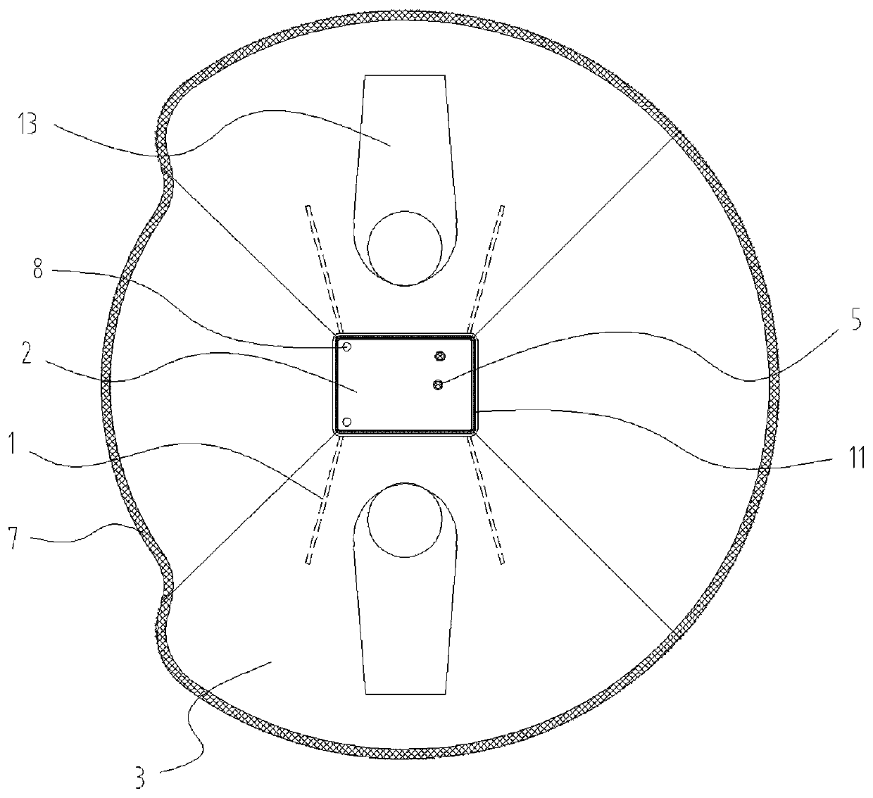 Anti-splashing isolation head hood