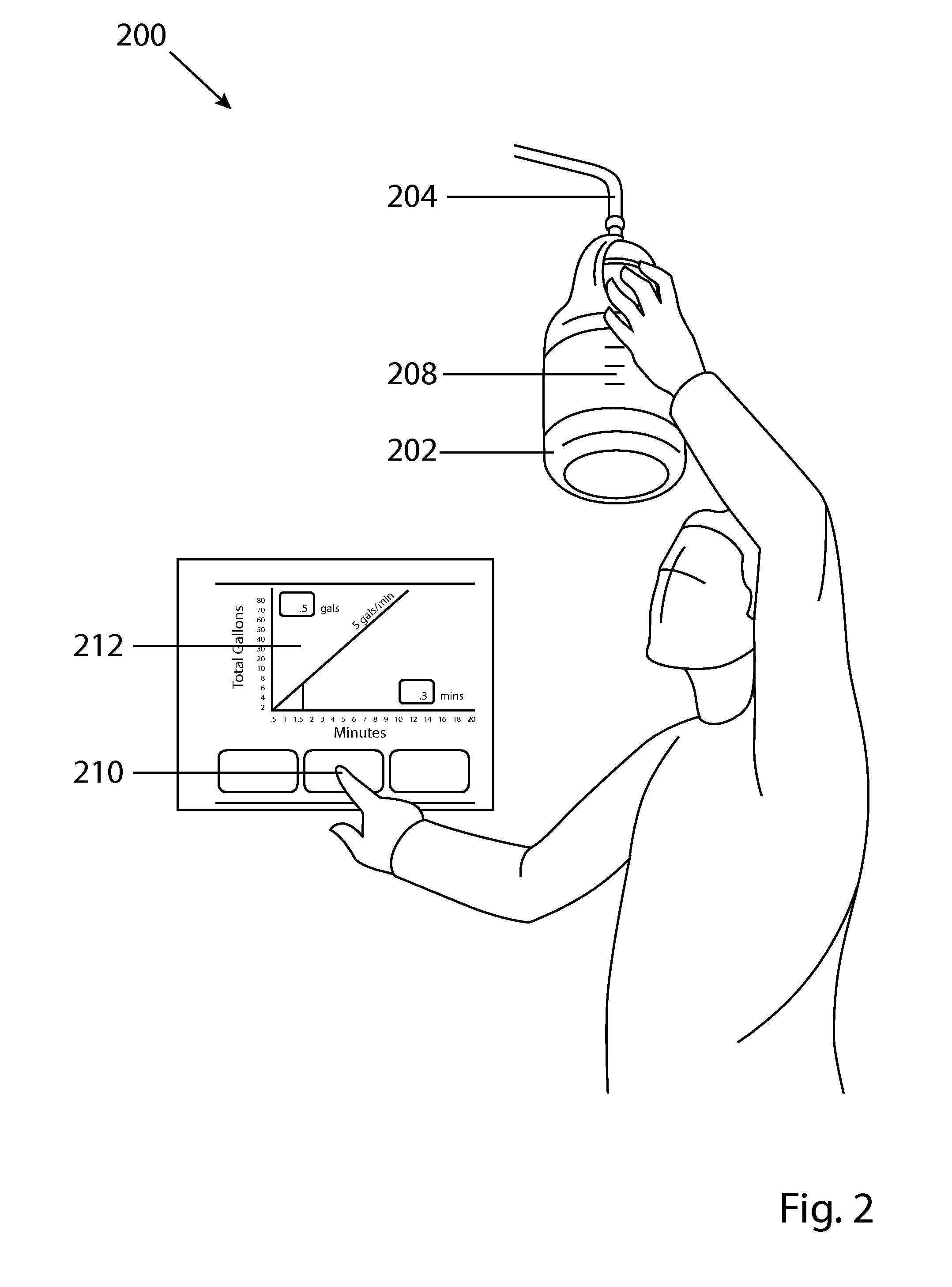 Faucet flow timing system that monitors volume of water usage