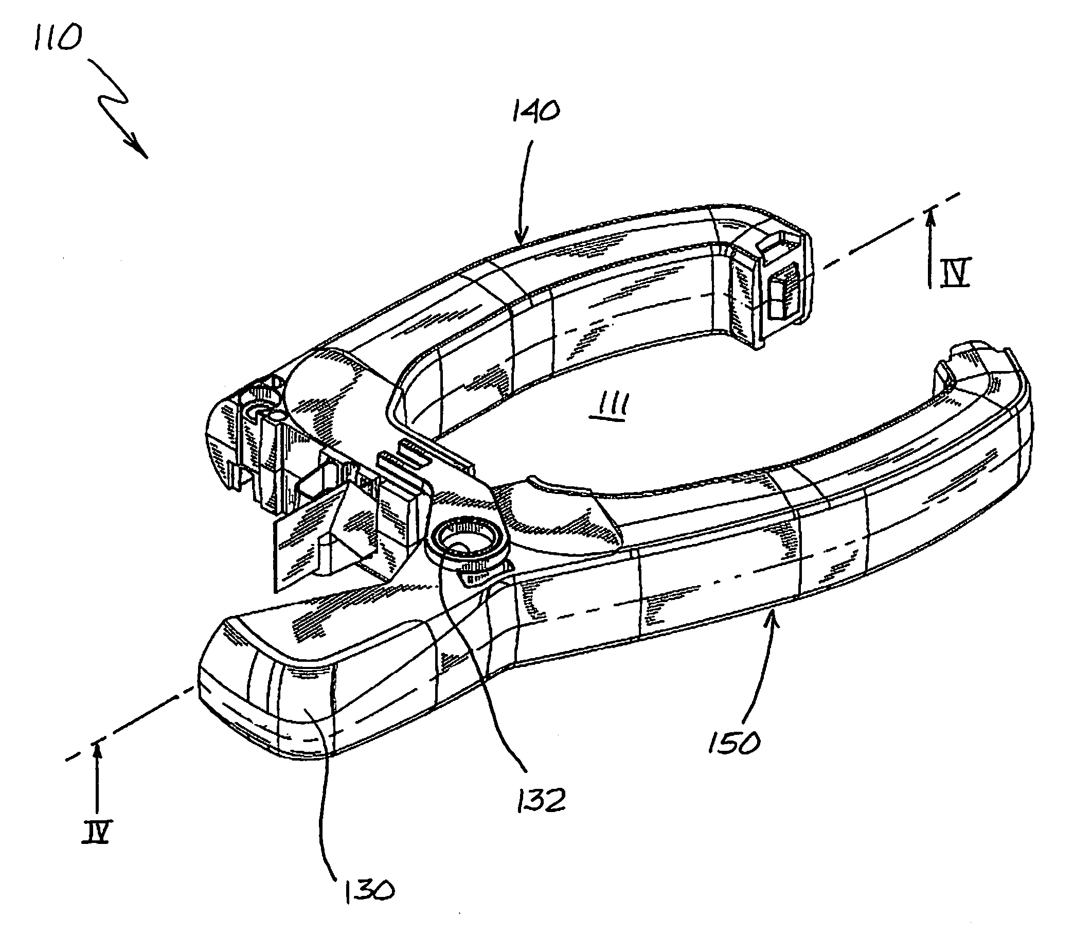 Simplified jaw assembly for a clamp meter