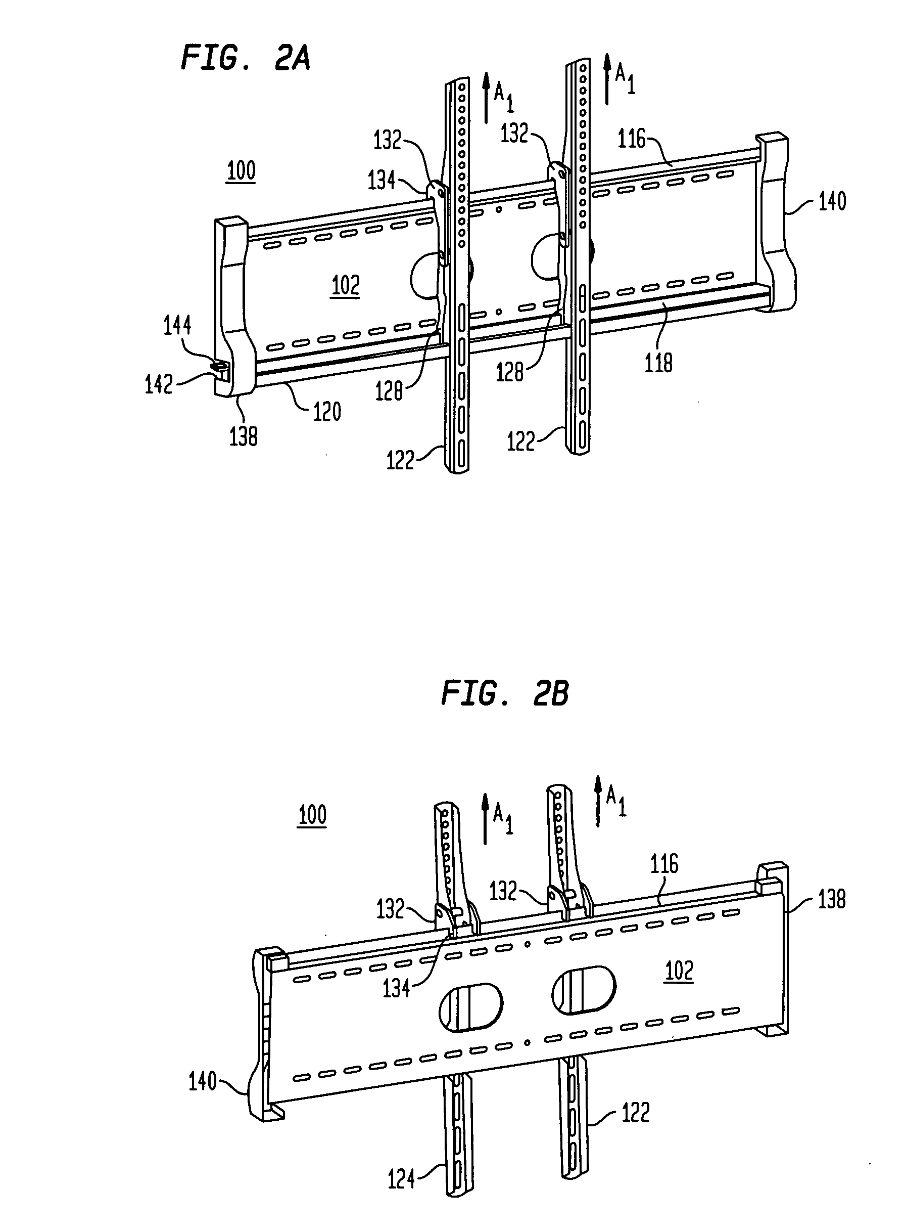 Flat panel display mounting system