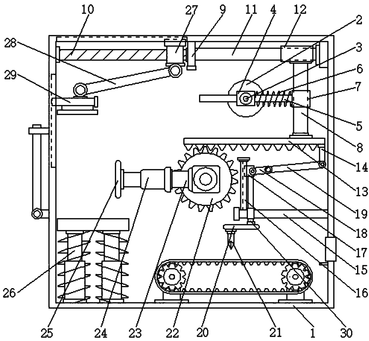 Logistics-equipment-based receipt pasting equipment