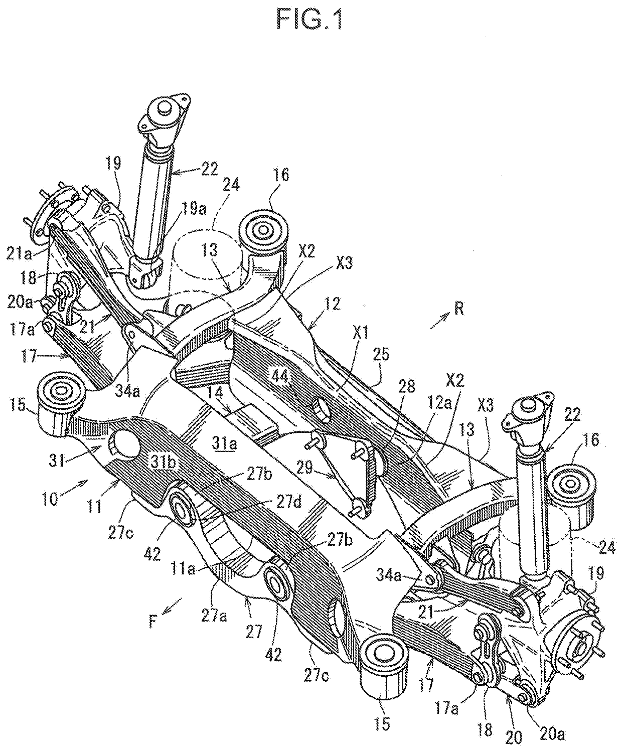 Rear subframe structure