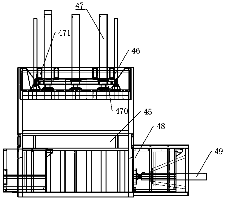 Garbage compression processing station and garbage processing method