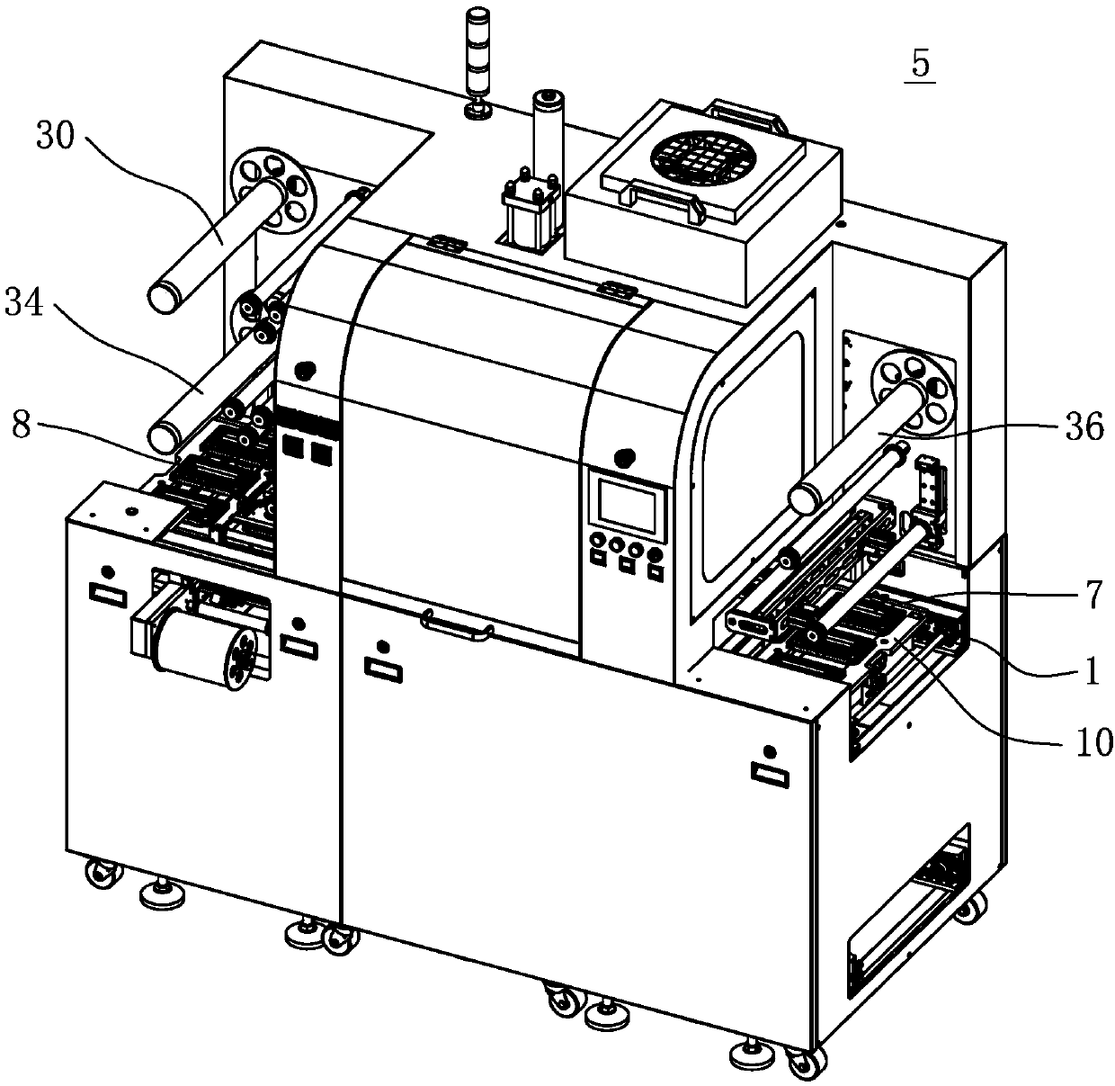 3D film pasting equipment and method