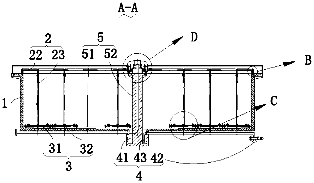 Novel rotary aeration device for sewage treatment