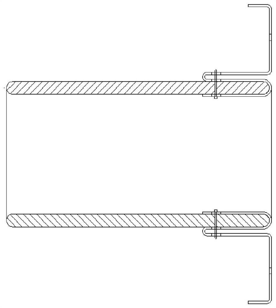 A kind of ventilation duct interface and ventilation duct interface cold rolling mill