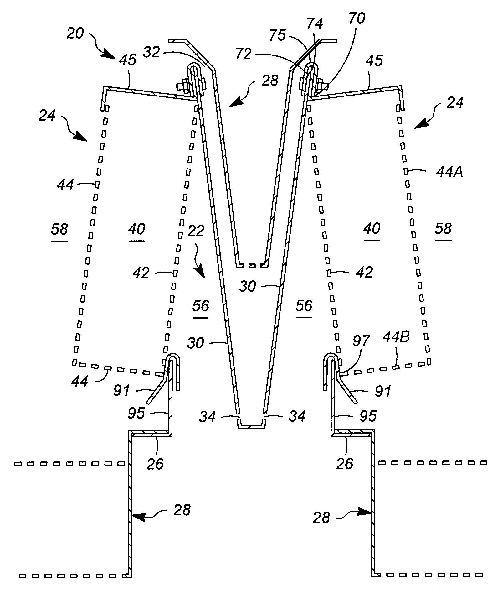 Contacting stages for co-current contacting apparatuses