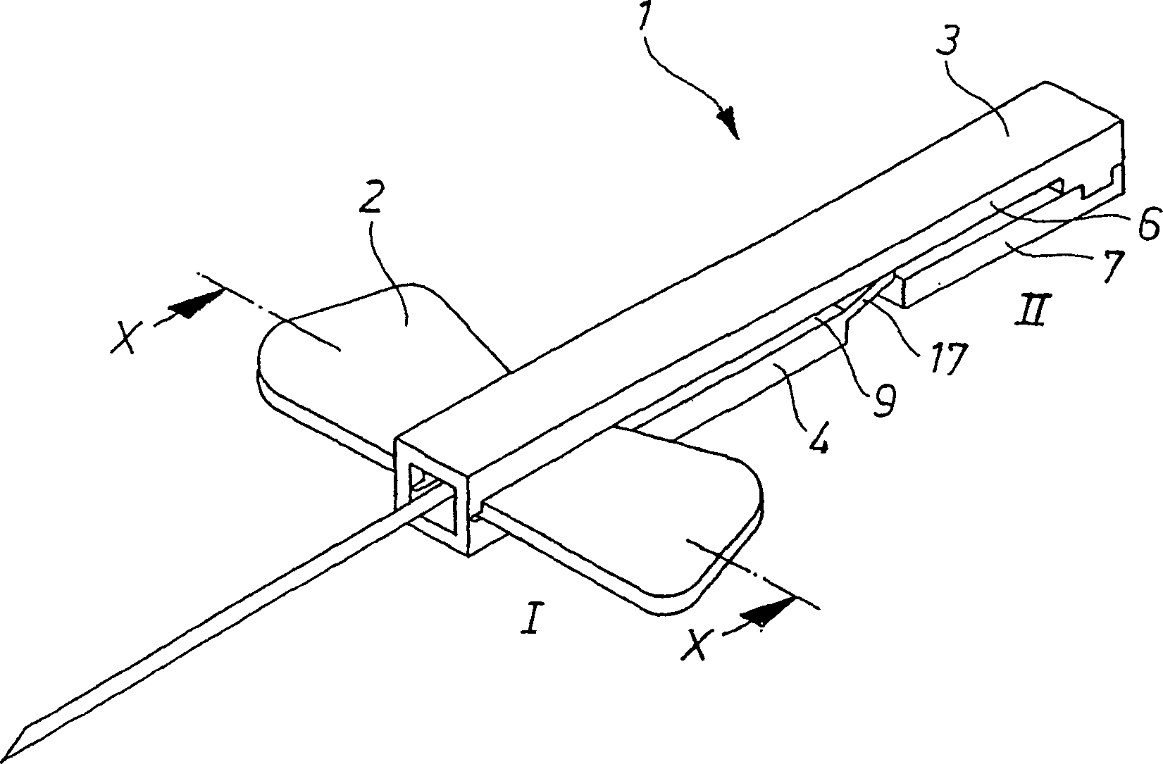 Housing for a butterfly needle