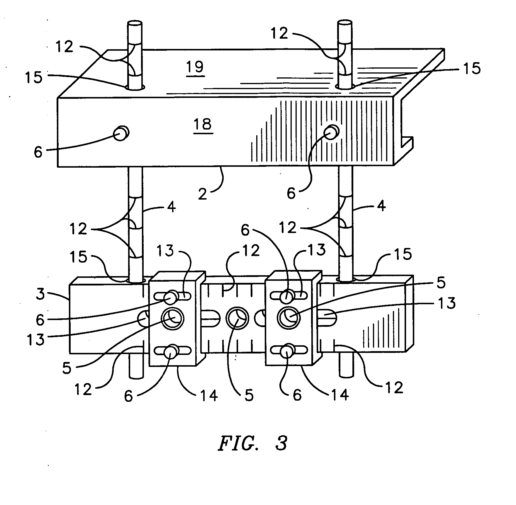 Drawer know pull measuring jig