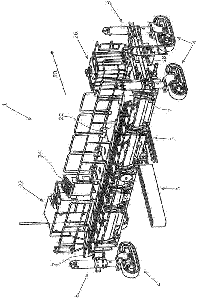 Texture curing machine as well as method for the subsequent treatment of a freshly produced concrete layer