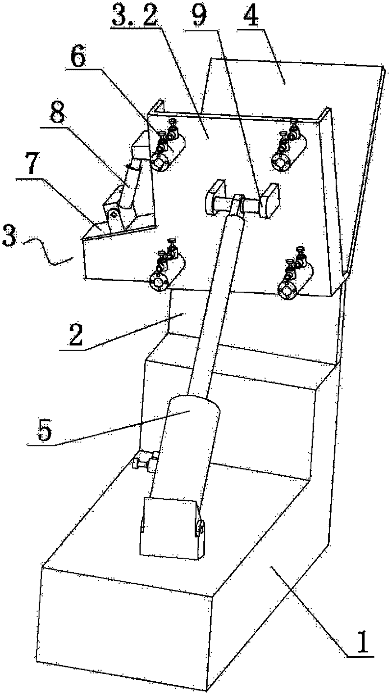 Battery dumping tray machine