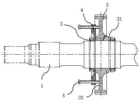 High-efficiency disassembling tool for inner ring of bearing