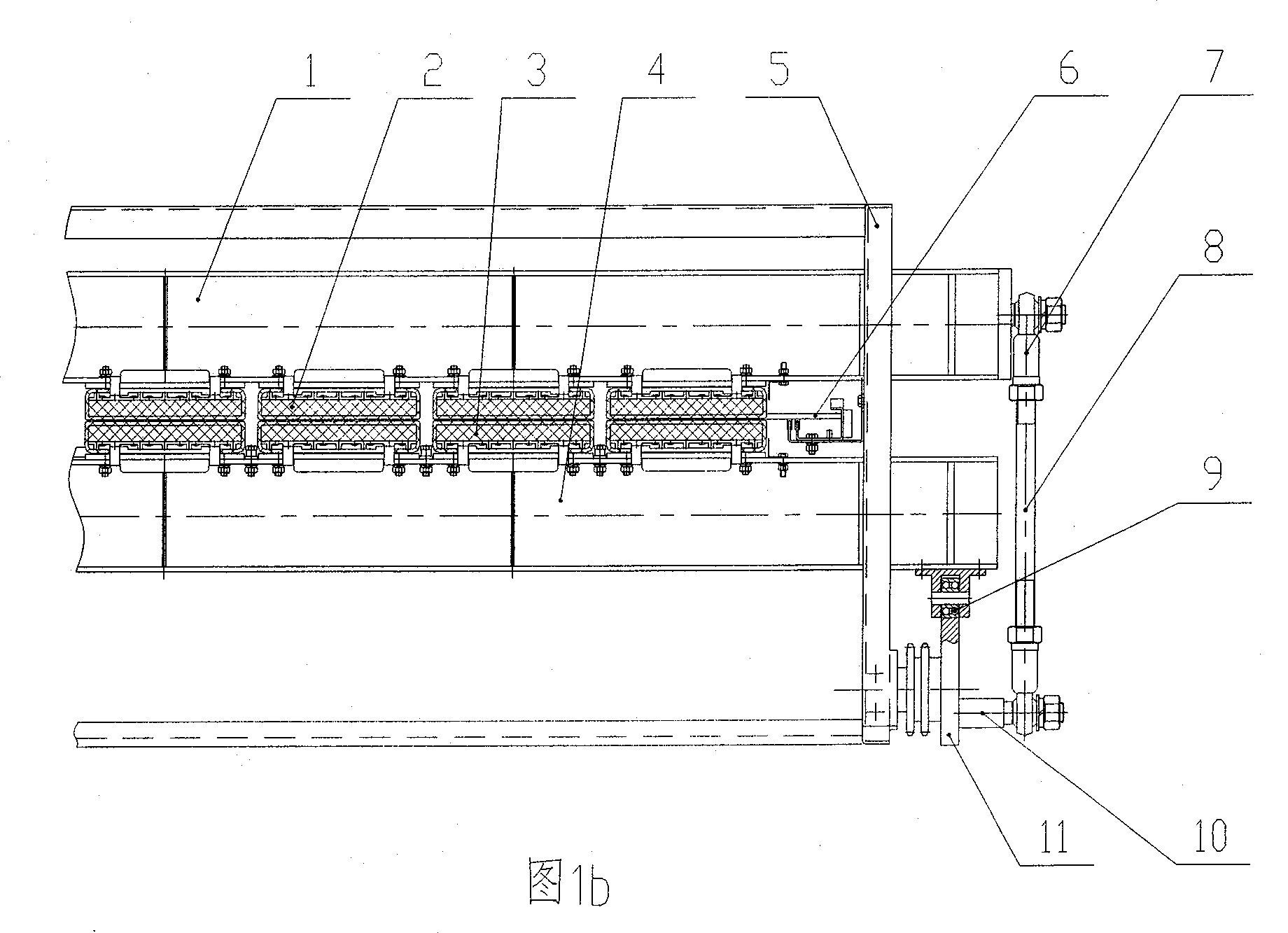 Rape-seed cake anti-drop device and dehumidifier equipped with the rape-seed cake anti-drop device