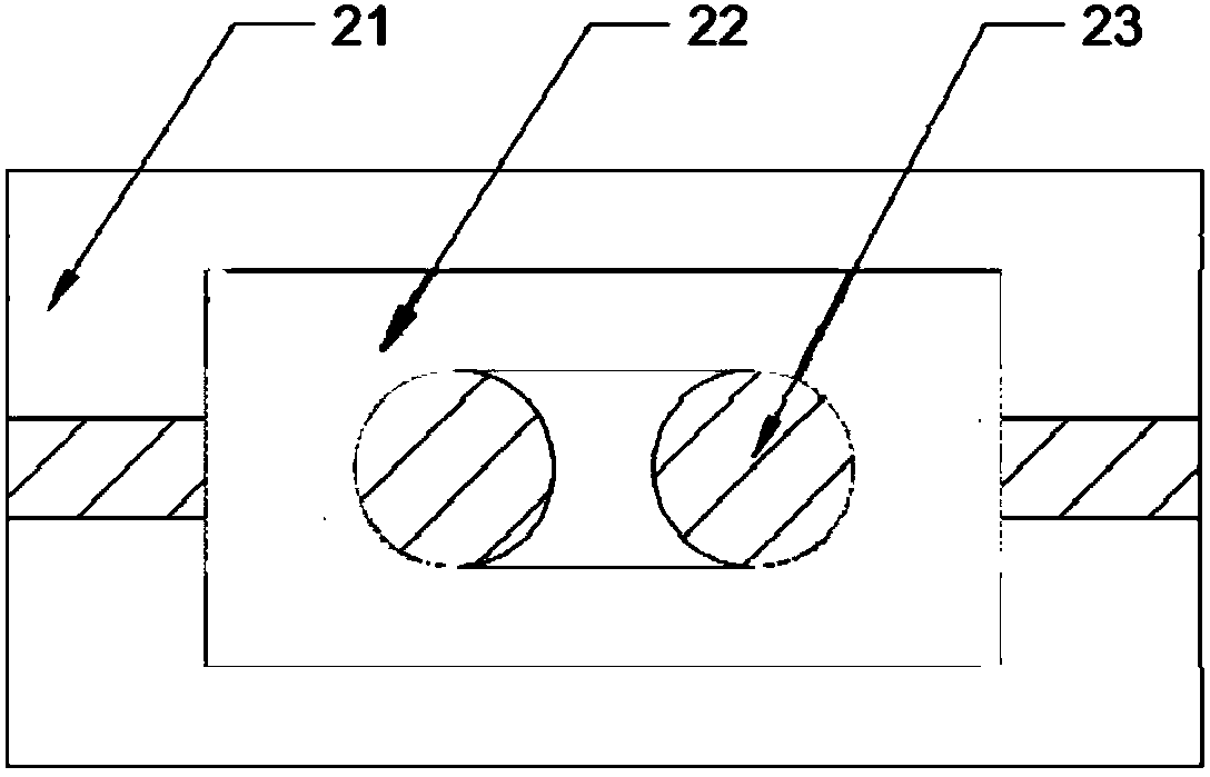 Universal two-electrode modified electrode unit and preparation method and application thereof