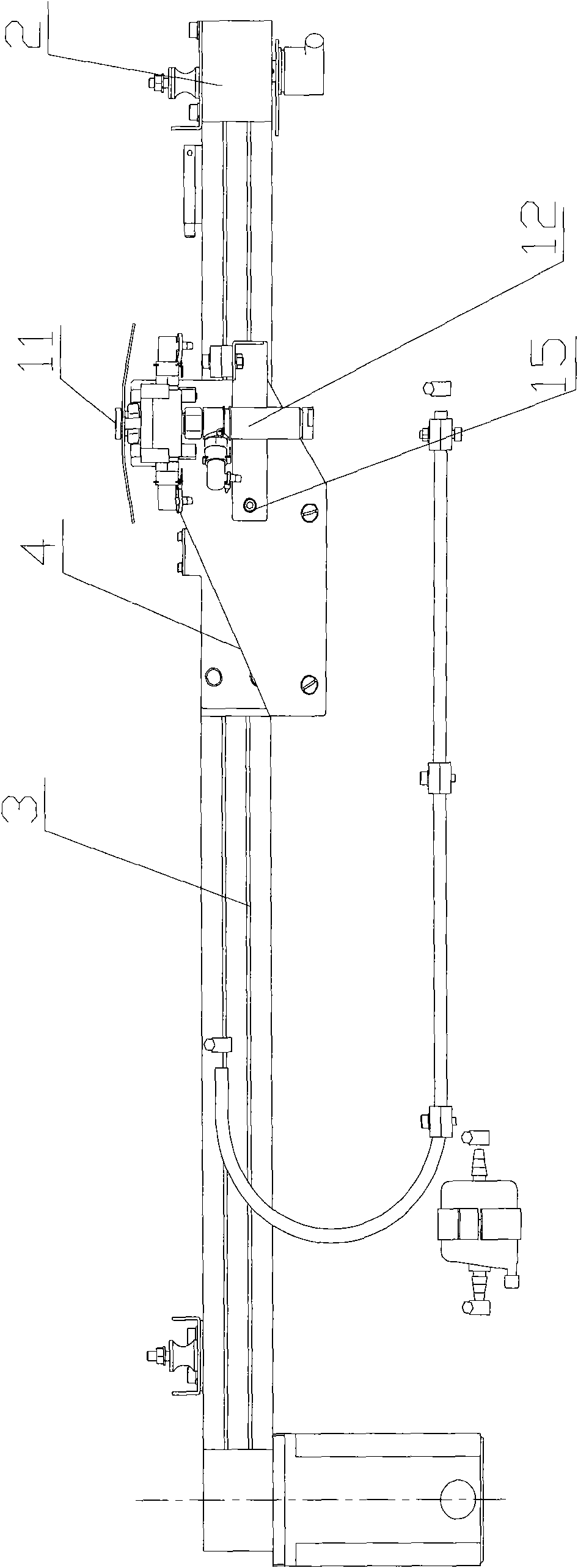 Soldering flux spraying system for wave soldering