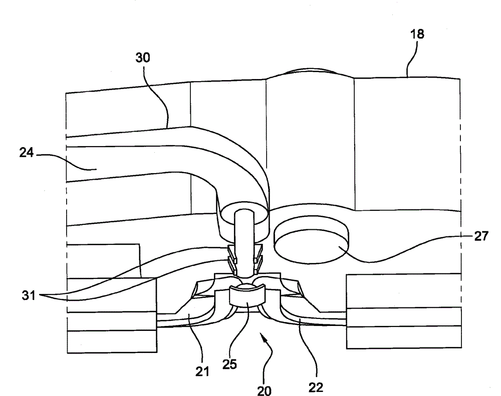 Wiper blade with jet separator