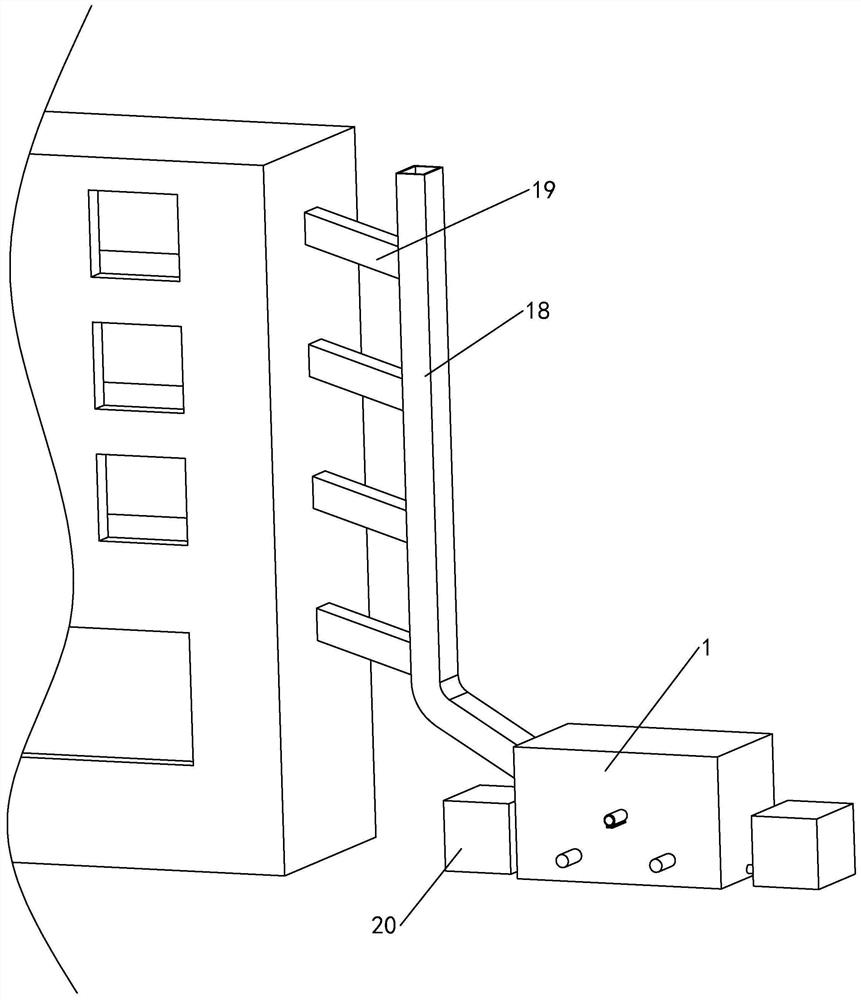 Comprehensive treatment and resource utilization method for automatically gathering kitchen waste