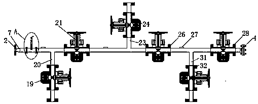 A graded and divided pipeline for industrial sewage