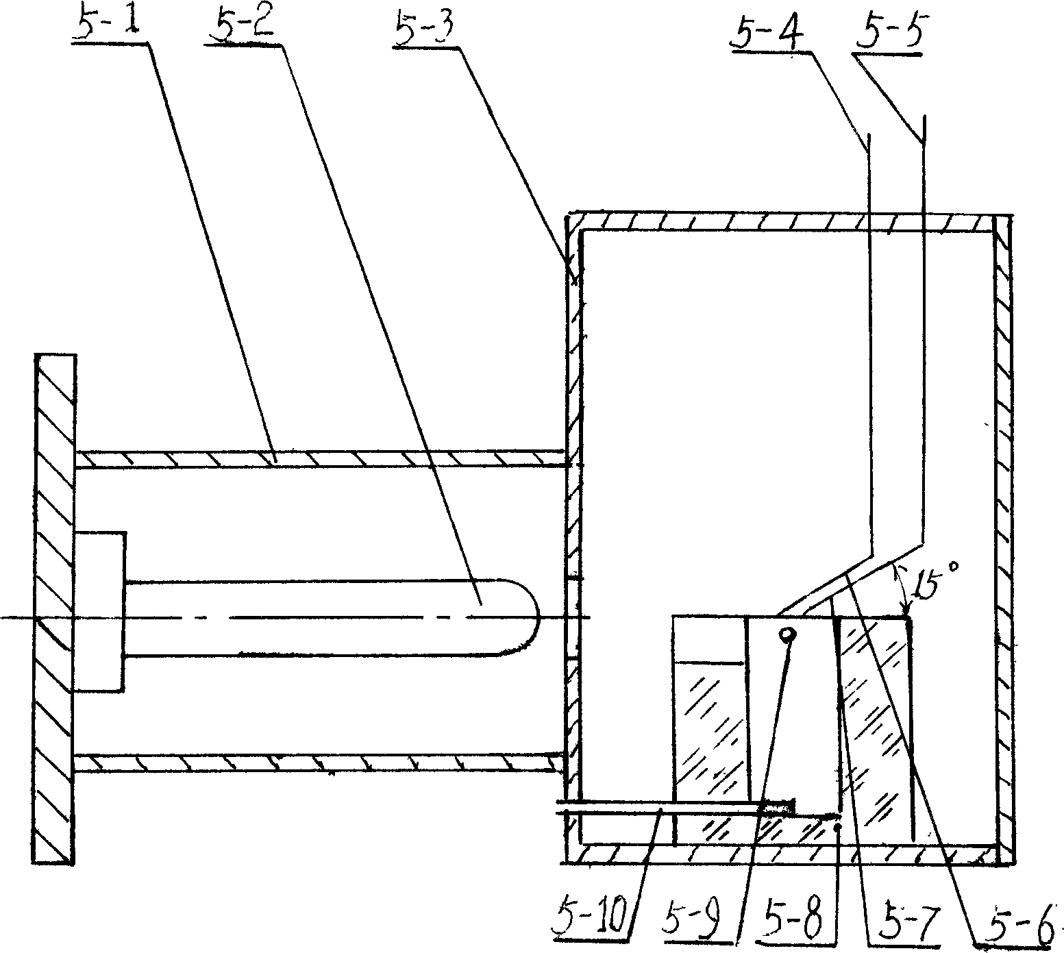 Fluid-drop-flowing injection device and quantitative analysing method