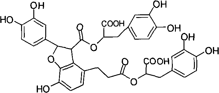 Process for abstracting high-purity tanshinol form salvia