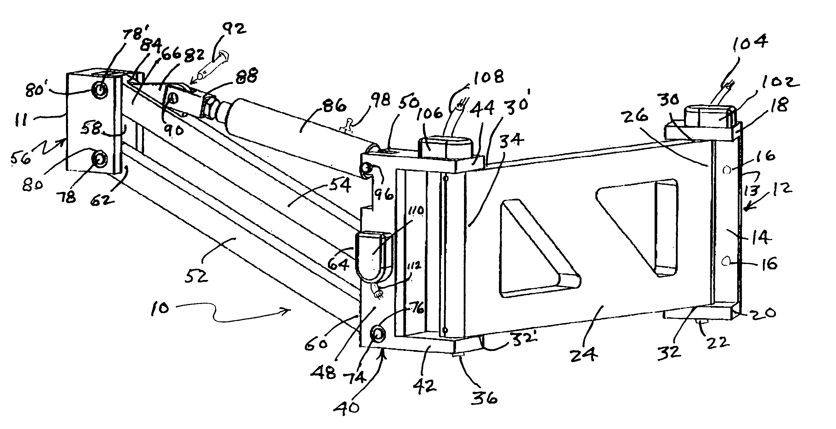 Articulating tool arm with positional feedback