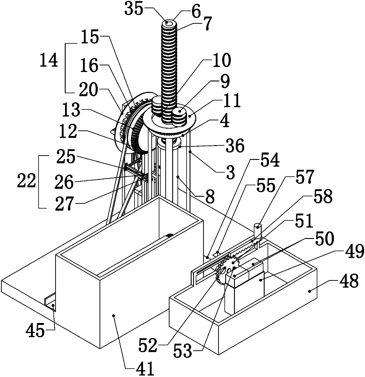 Drilling machine for road construction