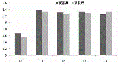 Nutritional type tobacco field soil acidification modifier formula and use method thereof