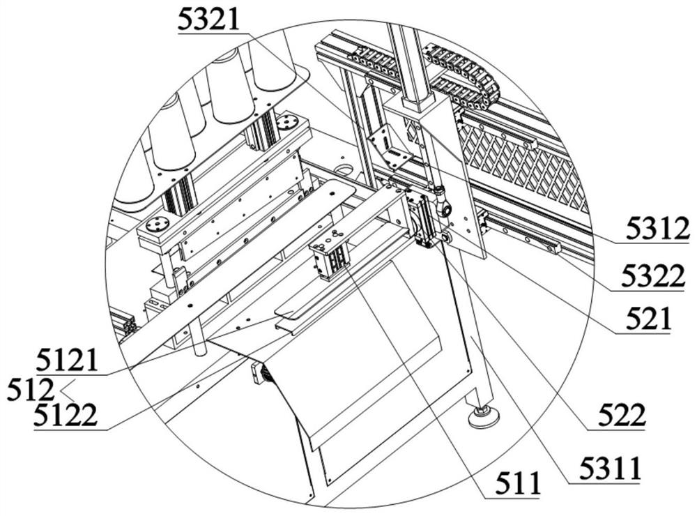 Cloth overlock cut-off and sewing machine