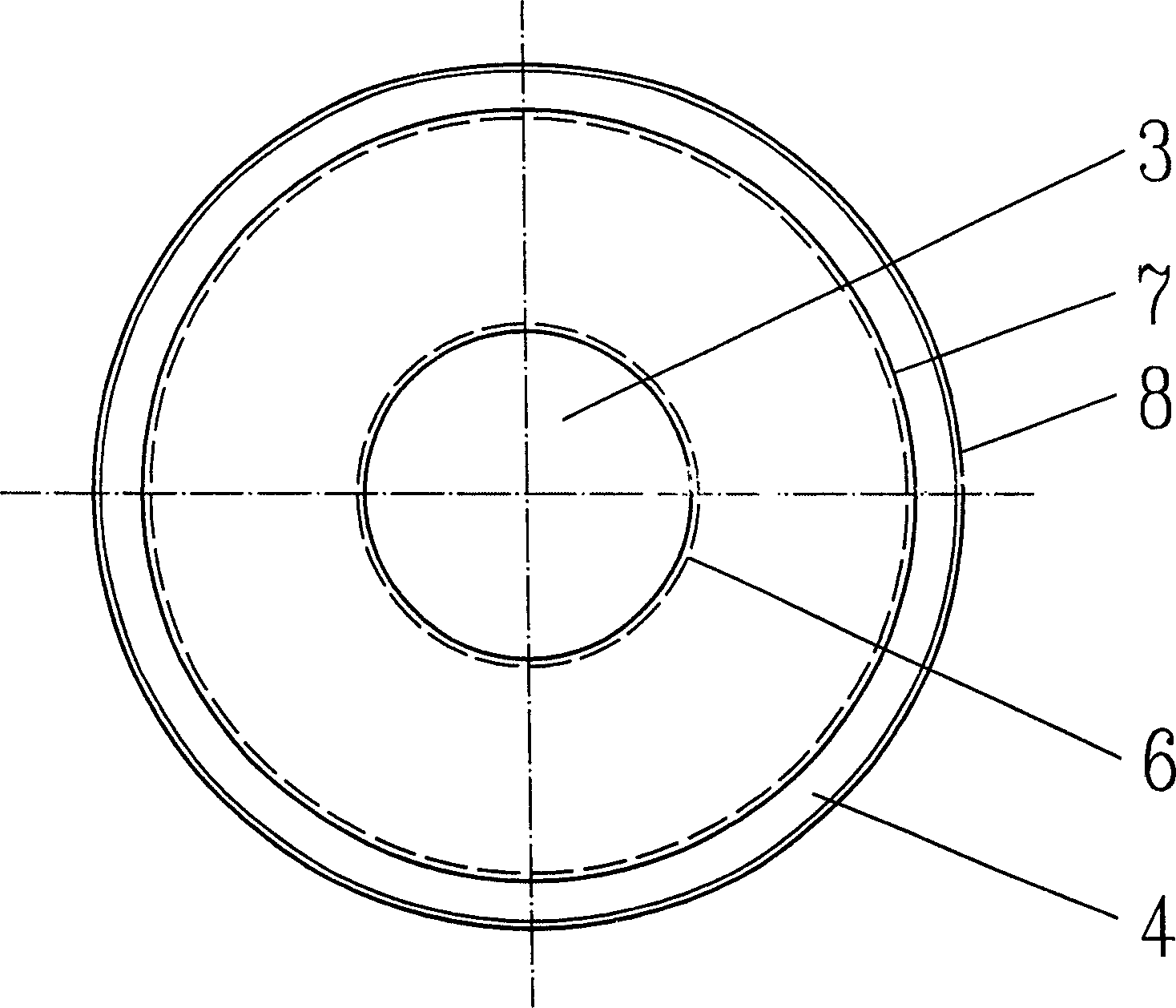 Continuous catalytic reforming reactor