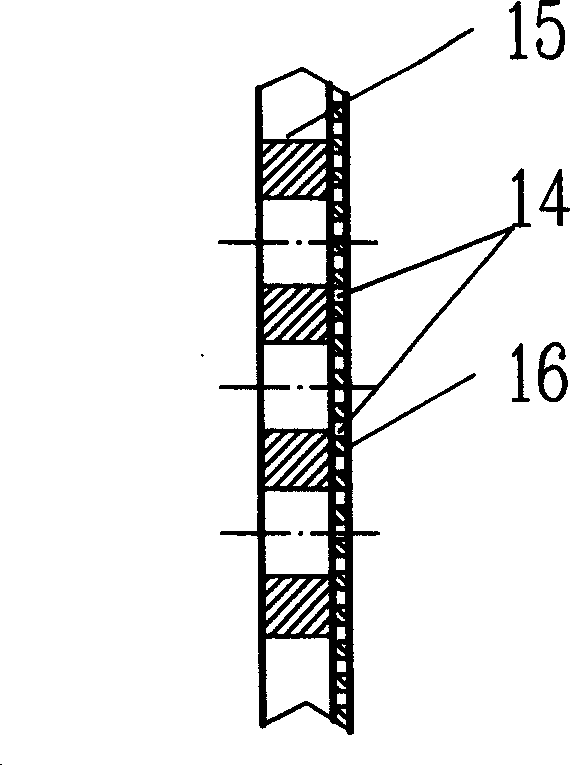 Continuous catalytic reforming reactor