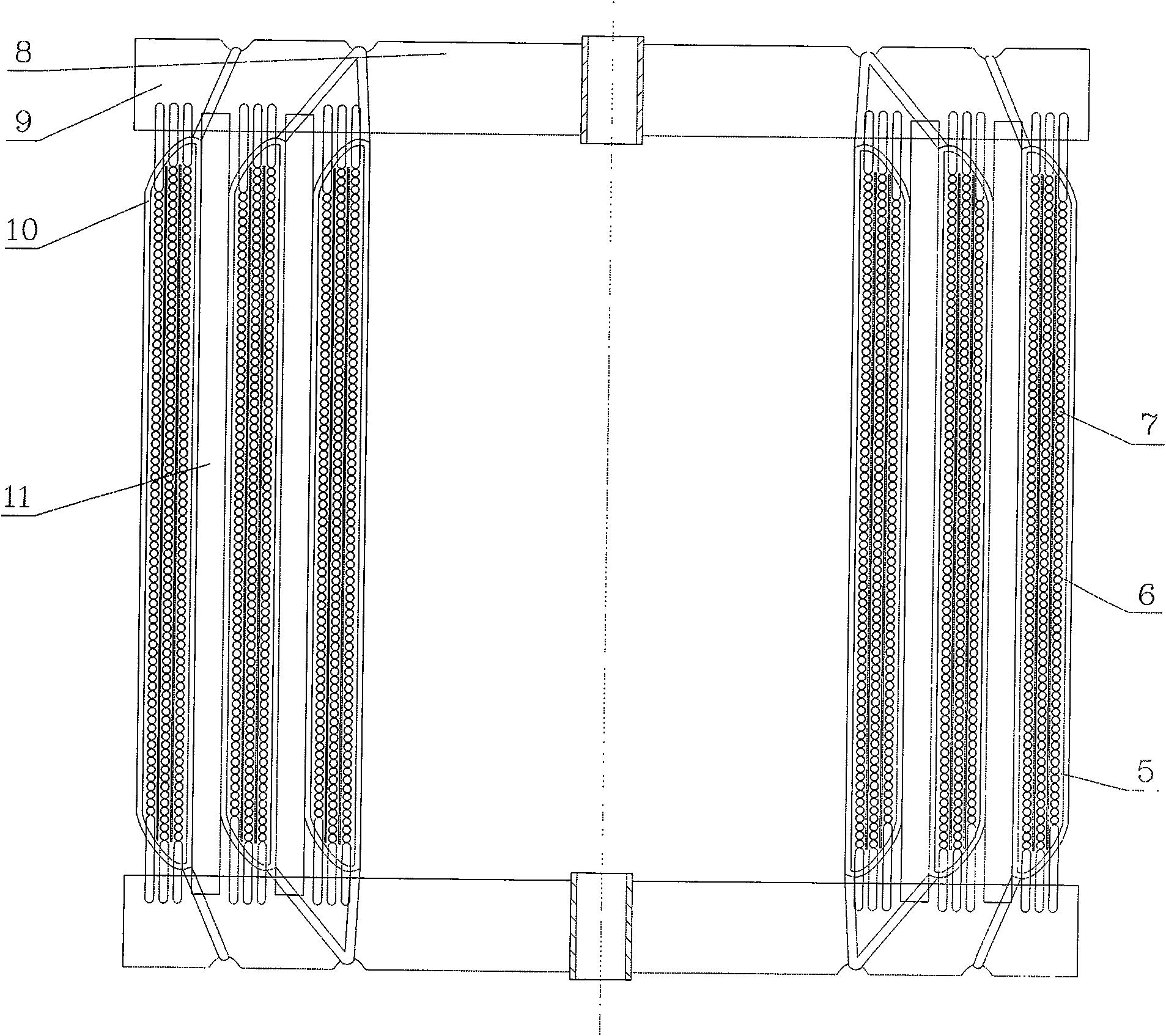 Dry-type hollow parallel capacity regulating reactor