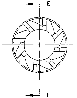 A finish-milling high-precision guide-surface welding type cemented carbide spiral end mill