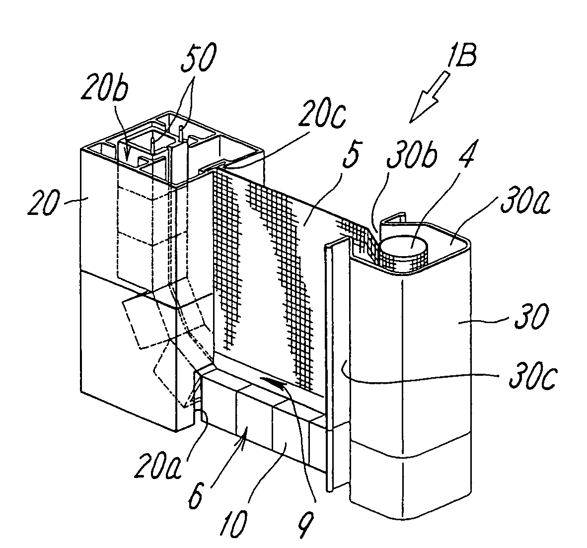 Winding-up screen device