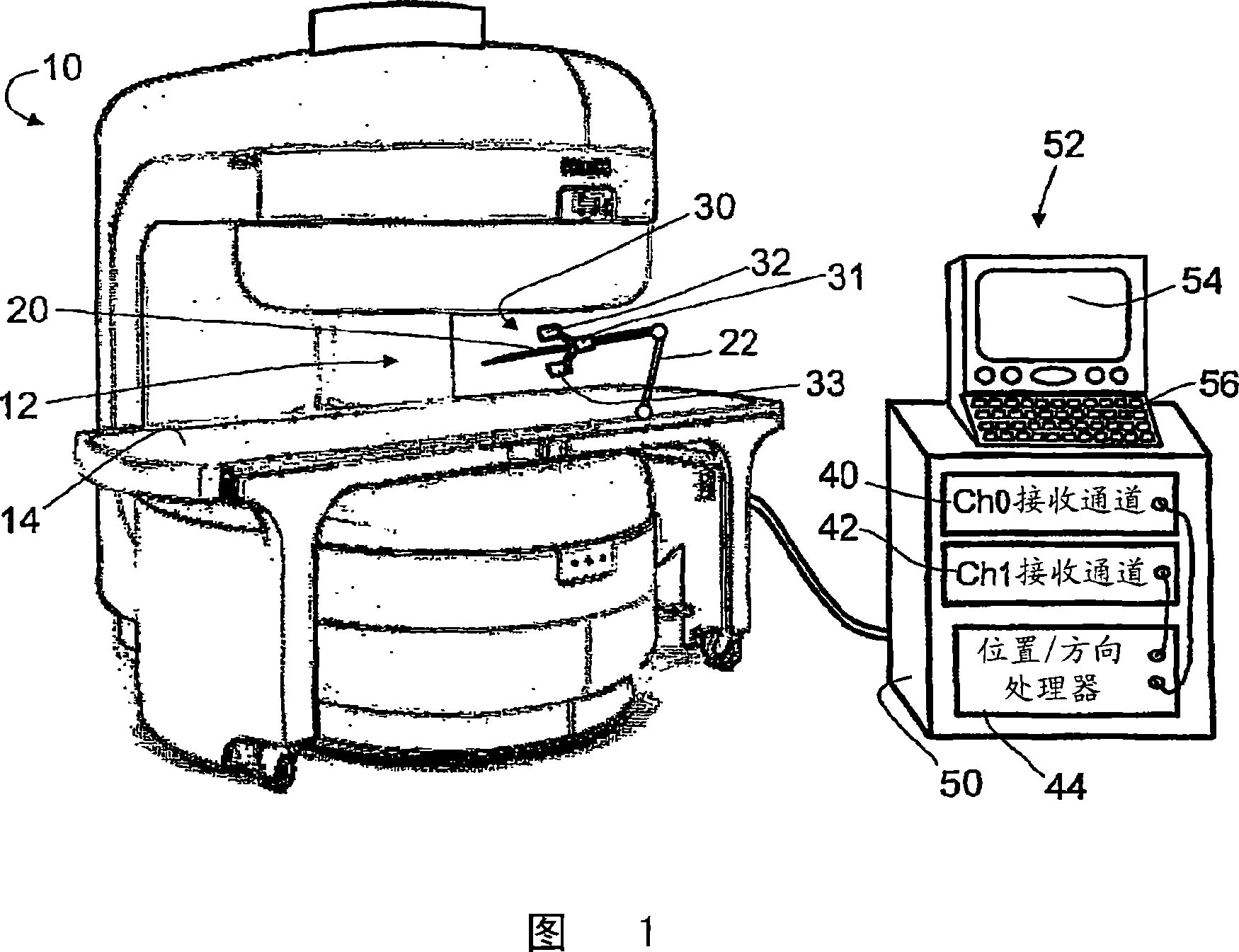 Magnetic resonance marker based position and orientation probe