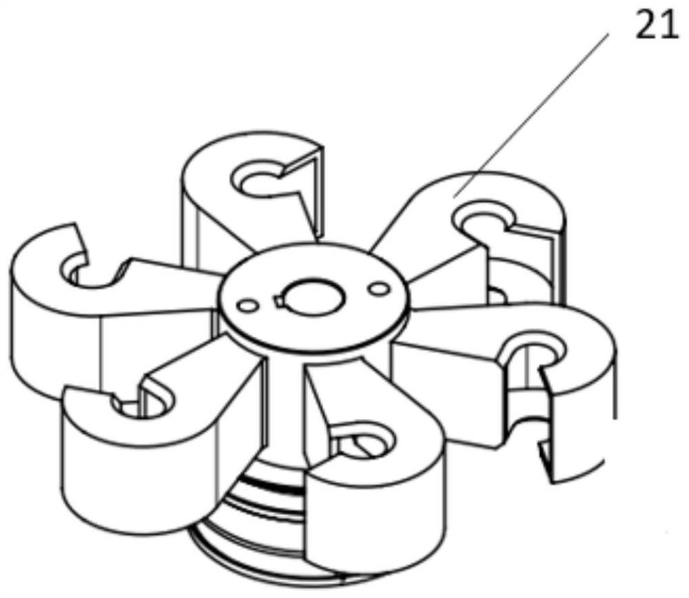 Flow controller and spent fuel aftertreatment system